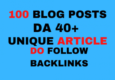 I will do 20 guest posts with unique article