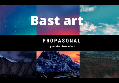 I will create professional art, thumbnail, bannerart for youtube