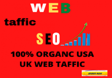 I will send organic targeted web traffic