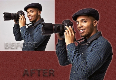 I will do photo editing,  resizing and background removal