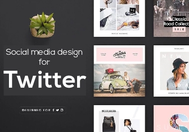 I will create attractive social media banner for Twitter