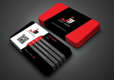 I will make 2 professional, creative, modern and outstanding business card design