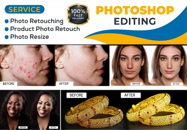 I will do the best quality photo retouching and product photo editing