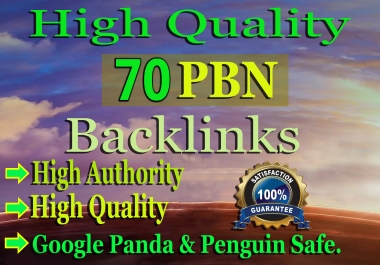 I will do 70 high quality web 2.0 pbn backlinks for your website ranking