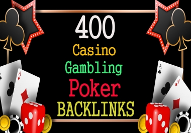 Permanent 400 powerful judi bola,  Casino,  Gambling,  Poker,  Sports High Quality Web2.0 PBN Backlinks