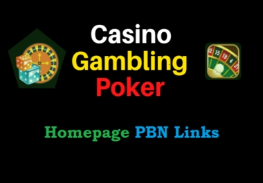 Permanent 100 powerful Casino,  Gambling,  Poker,  Sports High Quality Web2.0 PBN Backlinks