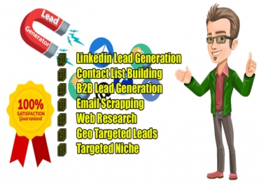 I will do targeted email list and b2b lead generation fainding