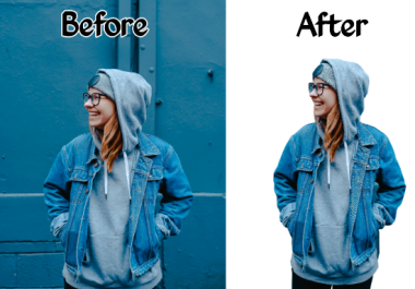 I will remove or change background of any images within minutes