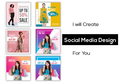 I will do create social media design For you