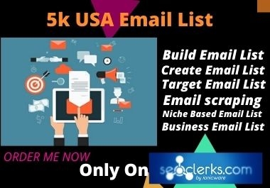 I will collect 5k USA Email List for you