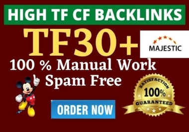 I will increase majestic trust flow ranking tf 30+