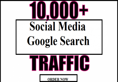 Super 10,000+ country targeted Web traffic from Social media and Search Engine