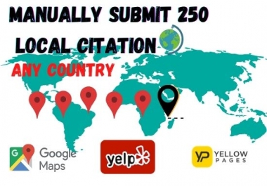 I will build local citation and directory submission upto 10 sites