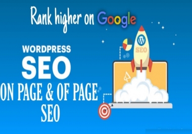 I will do complete on page and off page SEO of wordpress site