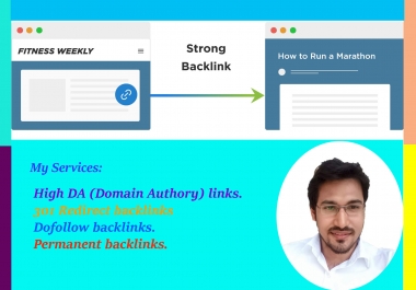 I will provide strong SEO high dofollow backlinks for your website