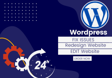 I will Customize,  Modify,  Redesign and Fix Bugs in WordPress website