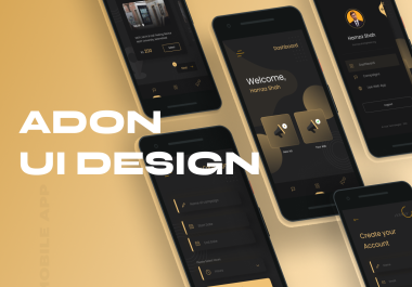I will do Unique Mobile UI Design for You