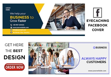 I Will Design Professional Eye-catching Facebook cover job within 24 Hr