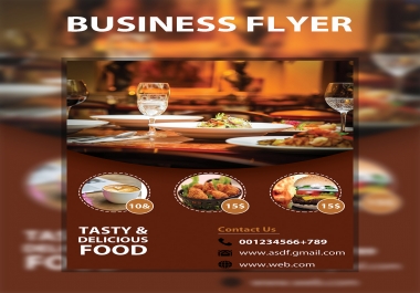 I will make business flyer design and other social media banner