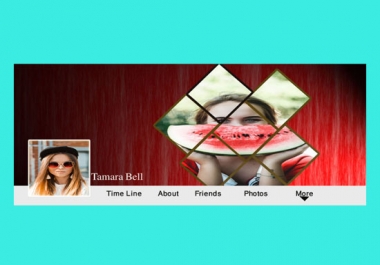 I will create attractive facebook cover