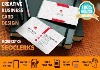 I will make professional business card within 24 hours