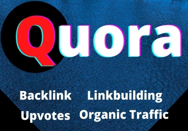 Promote your website with 30 HQ Quora contextual backlink