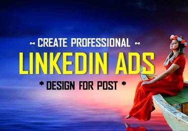I will create professional linkedin banner design for post