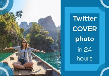 I will create unique twitter cover photo in 24 hours
