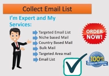 I will collect 5k niche targeted email list.