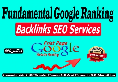 Fundamental Google Ranking Backlinks SEO Service