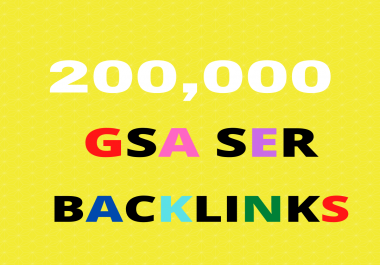 I Will Give You 200k Gsa Ser Backlink For Your Website Ranking On Google