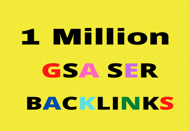 I Will Provide You 1M Gsa Backlink For Your Website Boosting
