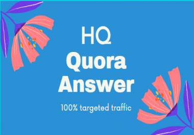 I will provide 15 quora answer for you