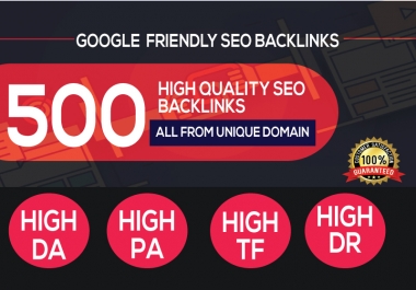 500+PBN Backlink in your website hompage with HIGH DA/PA/TF/CF with unique websites