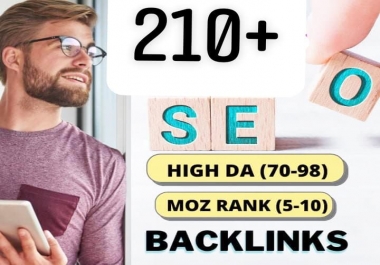 I will do 210+ high da profile backlinks MANUALLY for SEO ranking