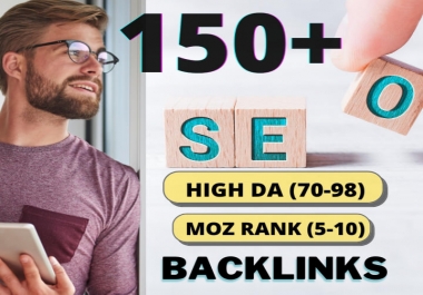 I will do 150+ high da profile backlinks manually for SEO ranking