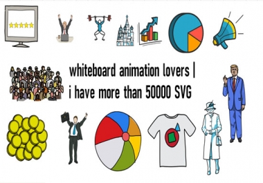 I will create an animated whiteboard animation video