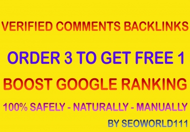 Unique 6,000 Verified Comments Backlinks - Order 3 to get free 1