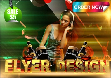 I will Design Flyer,  Banner,  Ad,  Leaflet,  Remaking and Editing Using Photoshop and Illustrator