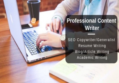 I will write 1000 word articles and blog posts