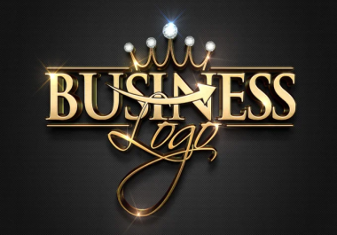 I will do creative 3d business logo design
