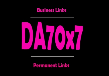 give backlinks DA70x7 business site blogroll permanent
