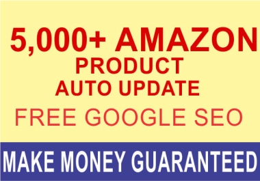 I will build amazon affiliate autopilot website with 5000 plus products
