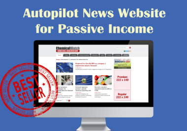 I will create autopilot news website for passive income