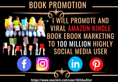 I Will Promote And Viral Amazon Kindle Book Ebook Marketing