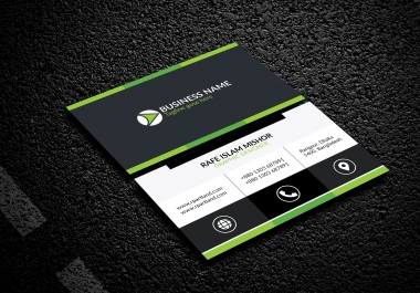 I will professional business card design