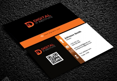 I will do unique design business card