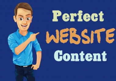 I will write perfect website content