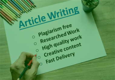 Quality Article Writing to Rank in Google Search
