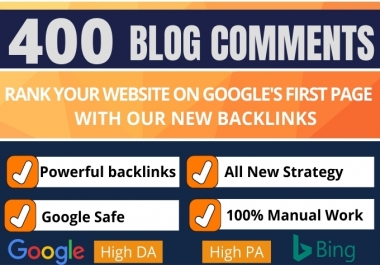 high quality backlinks using blog comments